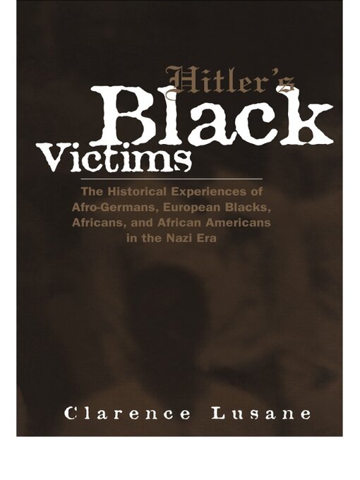 Cover image for Hitler's Black Victims